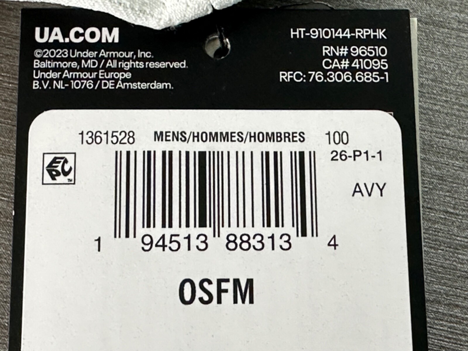 Under Armour Men’s White Baseball Cap /Hat Adjustable Strap ISO-Chill OSFM NWT