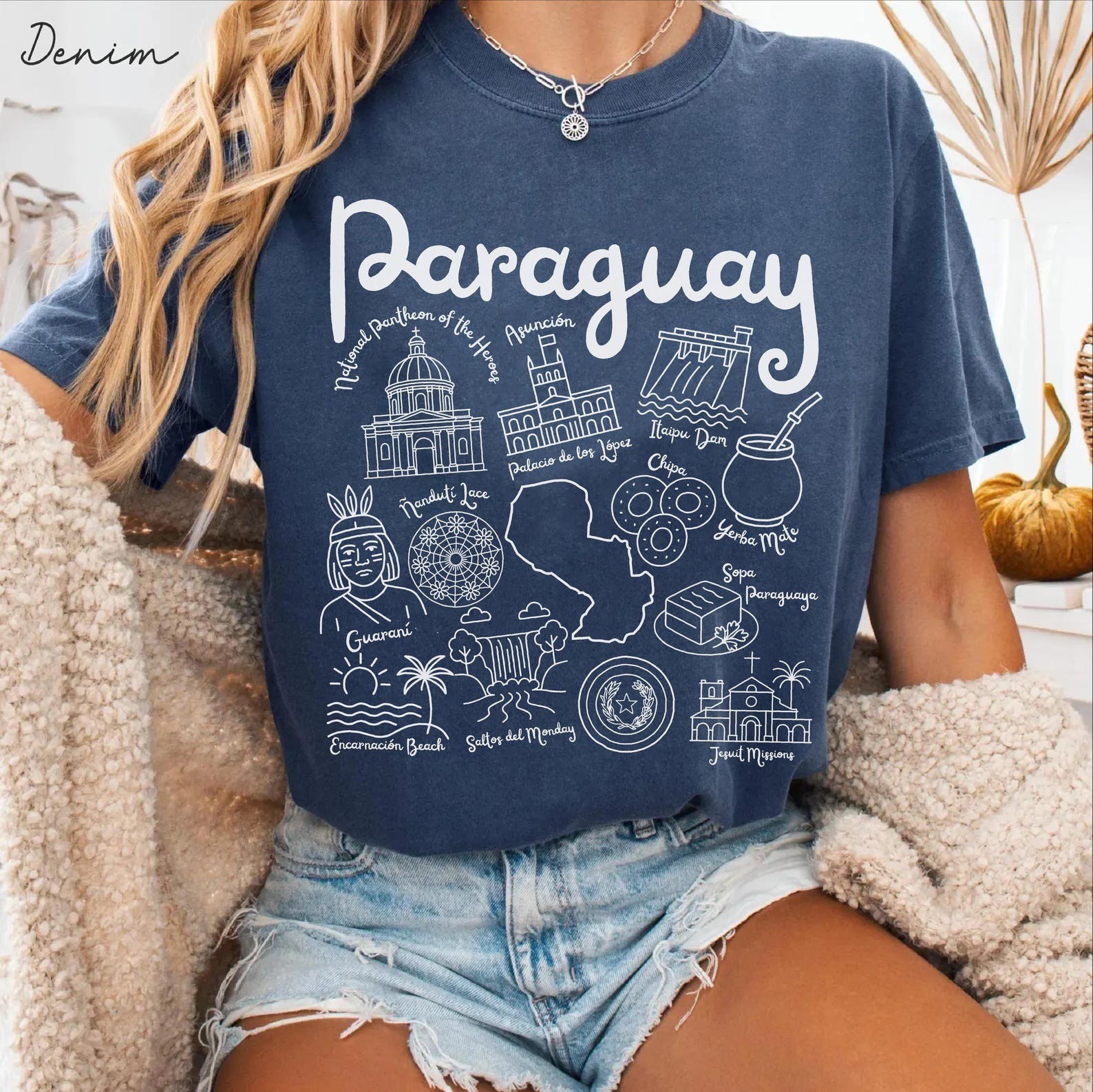 Paraguay Mass Shirt Gift Travel Paraguay Trip Lover Souvenir Tee