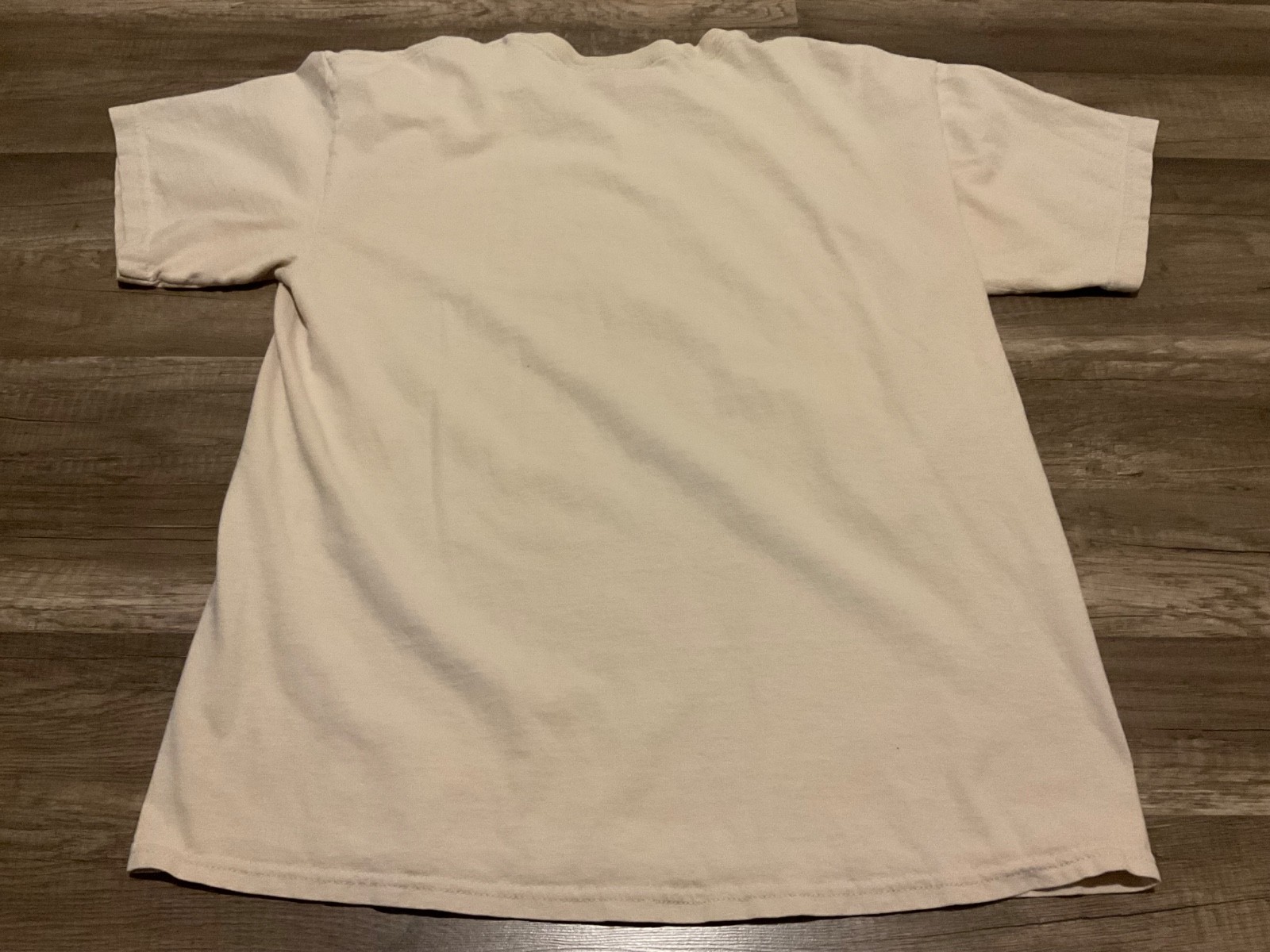 MILITARY USAF COMBAT ARMS INSTRUCTOR GRAPHIC T-SHIRT ( MENS L ) BEIGE