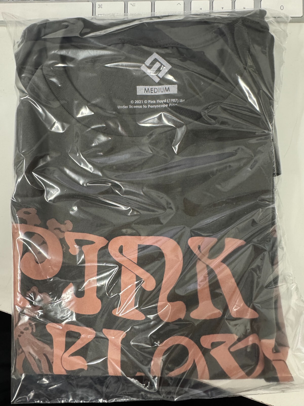 PINK FLOYD MENS GRAPHIC CHARCOAL T SHIRT
