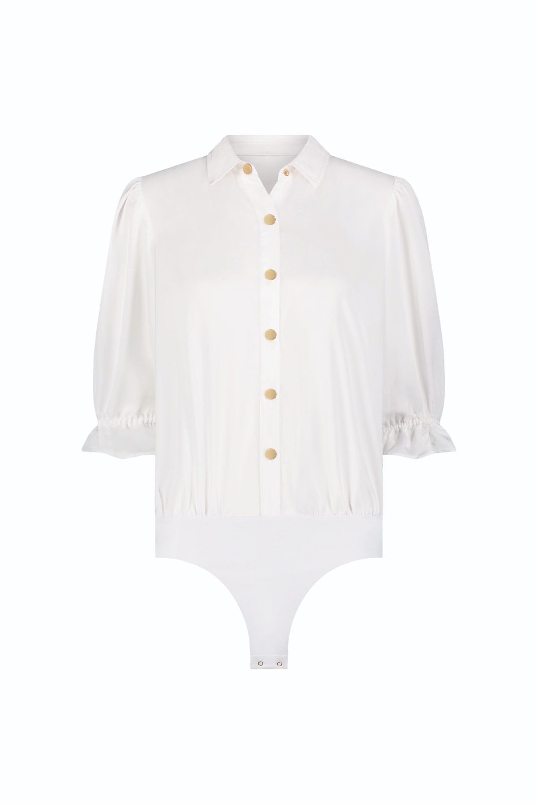 Monroe Silky Bodysuit – Black, White THE NOLI SHOP