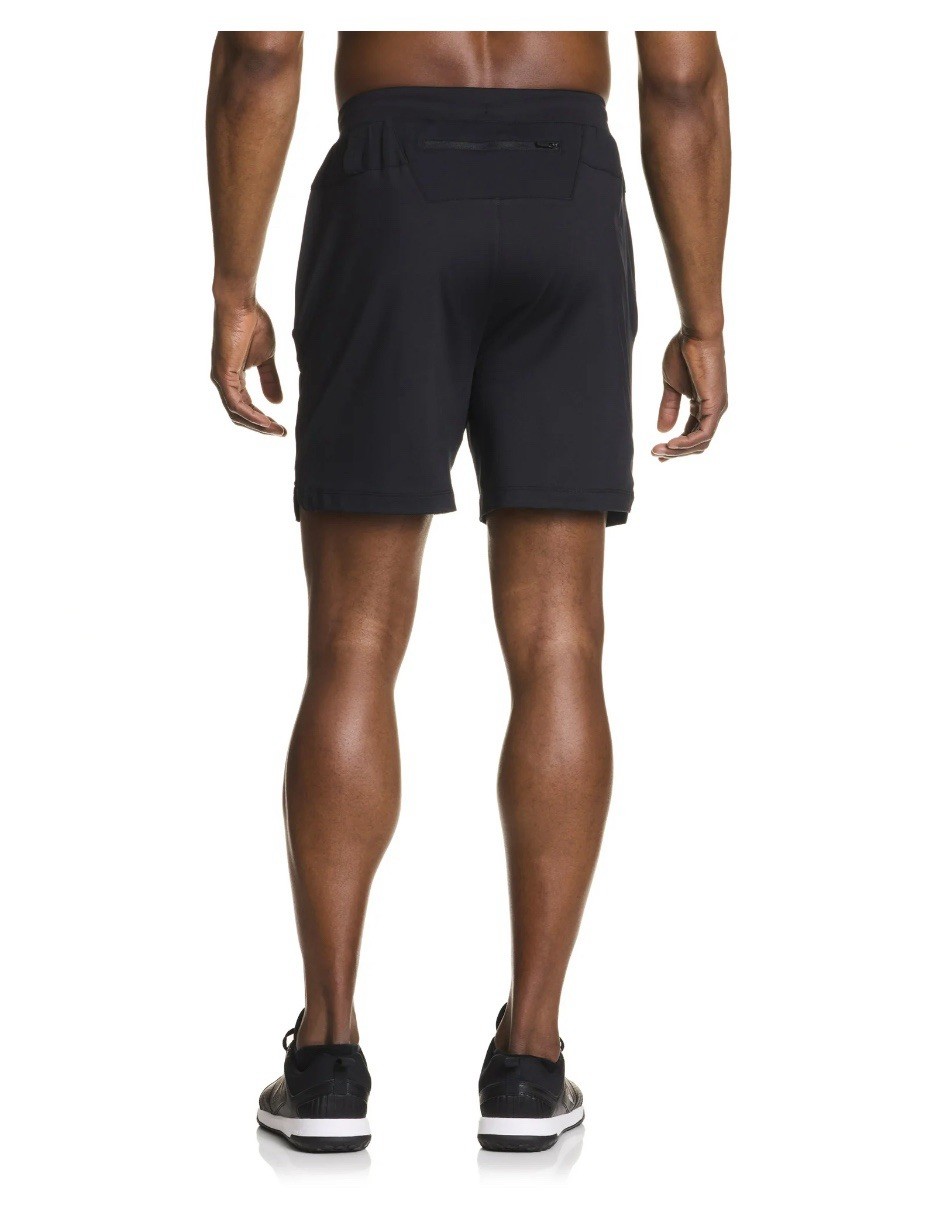 REEBOK Men’s Size XL Turbo Knit Performance Shorts 6” Inseam • Black