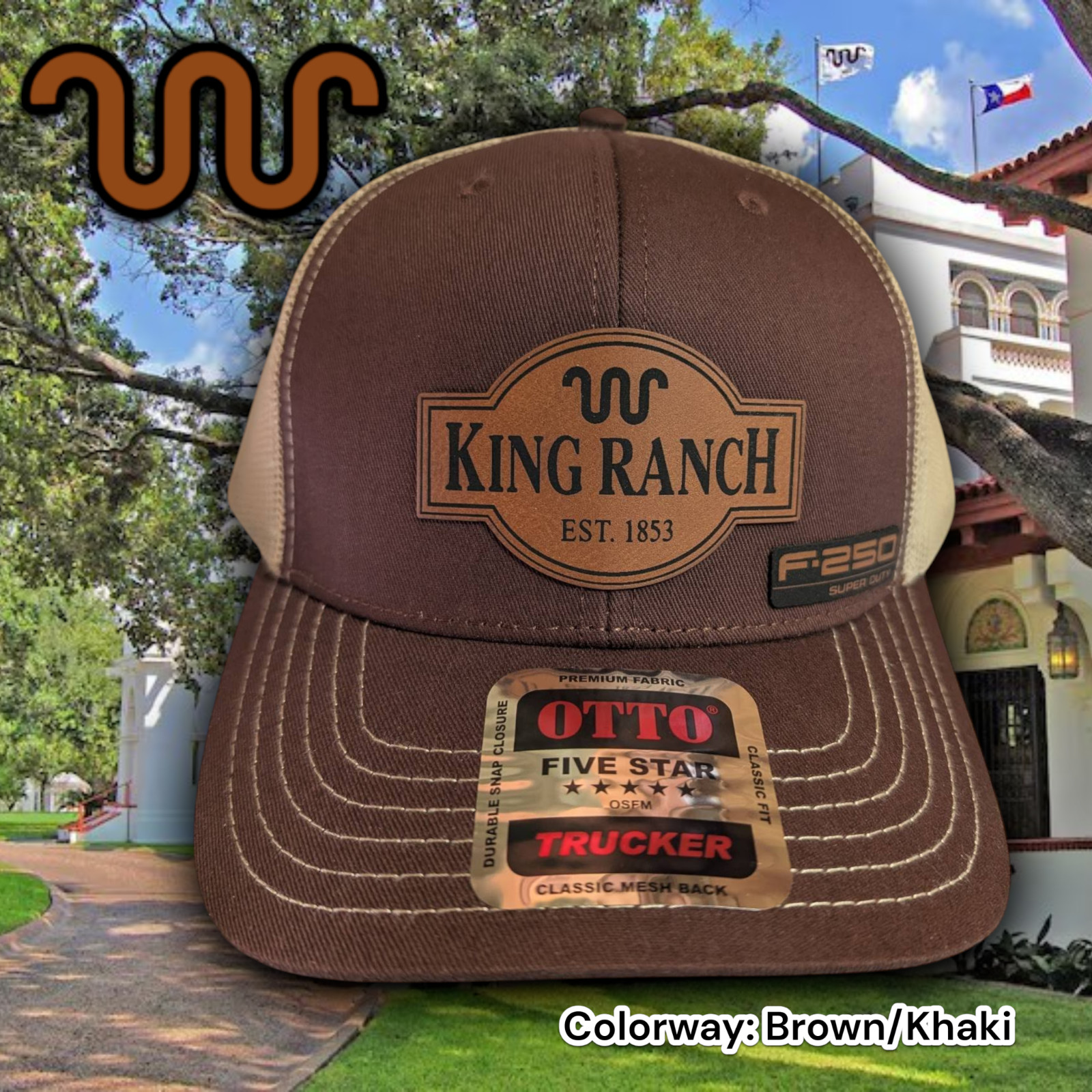 Trucker Hat Baseball Cap Customized Ford King Ranch F150 F250 F350 NEW