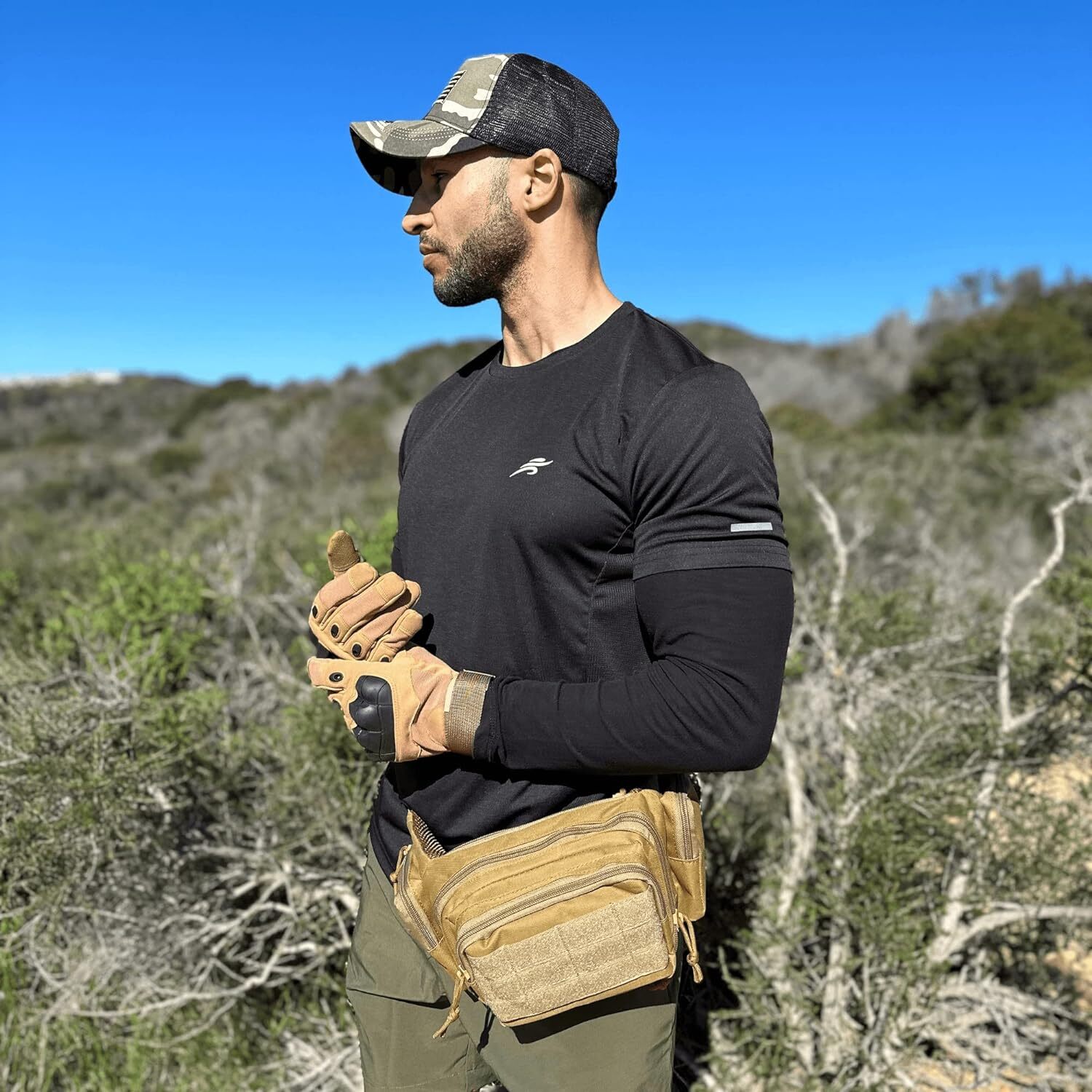 Tactical Waist Fanny Pack Phone Pouch Military Outdoor Camping Hiking Belt Bag