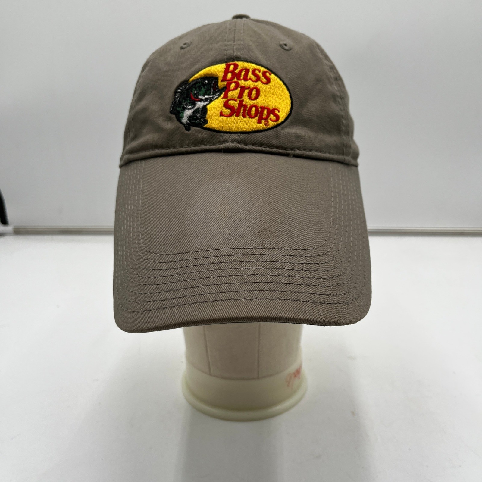 Bass Pro Shop Long Bill Hat XPS Extreme Performance Series Brown Cap One Size