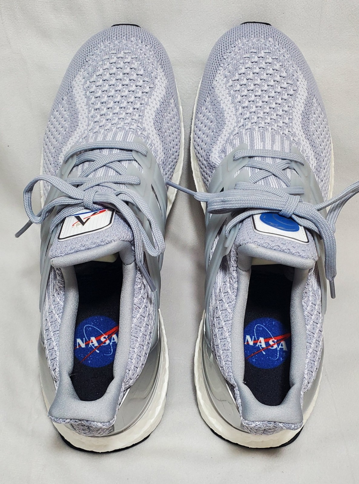 NWOB NASA Artemis x Adidas UltraBoost (FX7972) DNA Halo Silver Men’s US 9.5