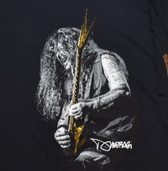 Dimebag Darrell Metal Icon Pantera World Tour Dates On Back Mens Shirt New 2XL