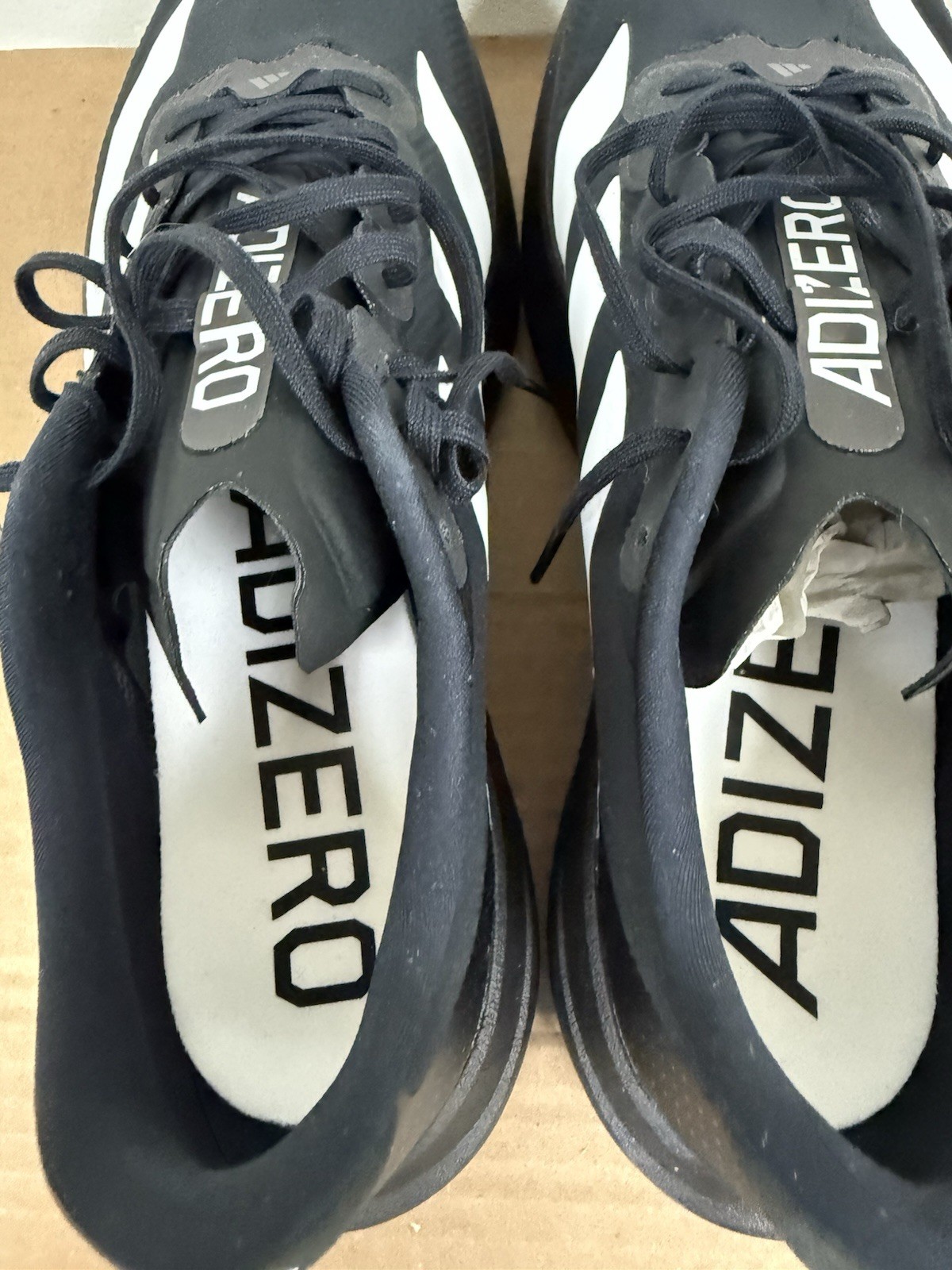 adidas Adizero EVO SL Men’s Running Size US 11 Black New No OG box