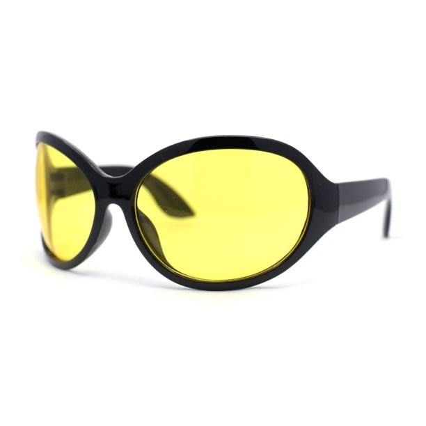 Women’s Designer Sunglasses Oversized Wrap Around Butterfly Shield Shades UV400