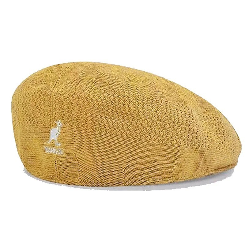 Kangol Breathable Beret Hat Summer Casual Woven Caps