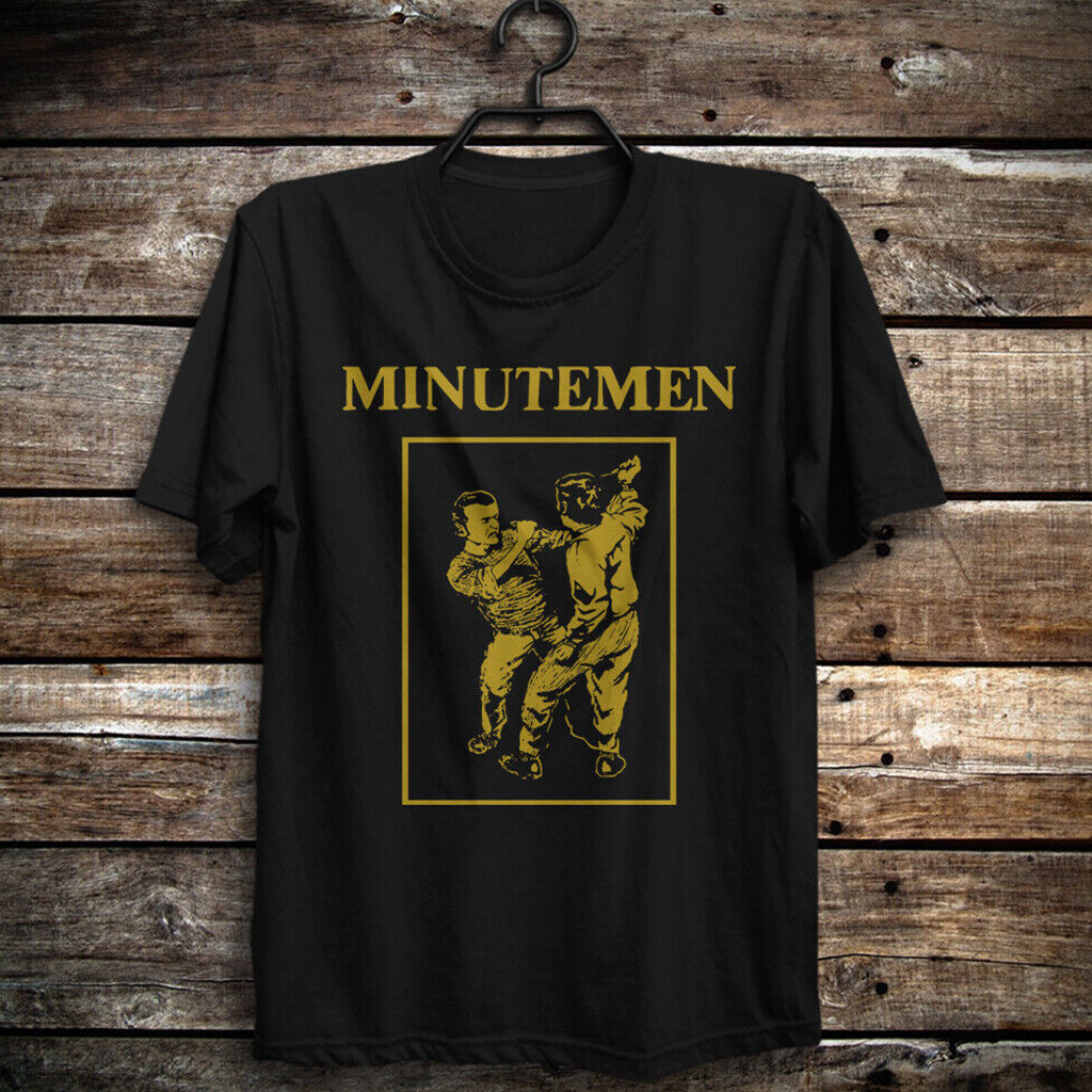 Minutemen band punk rock album black T-shirt Short sleeve All sizes XA663