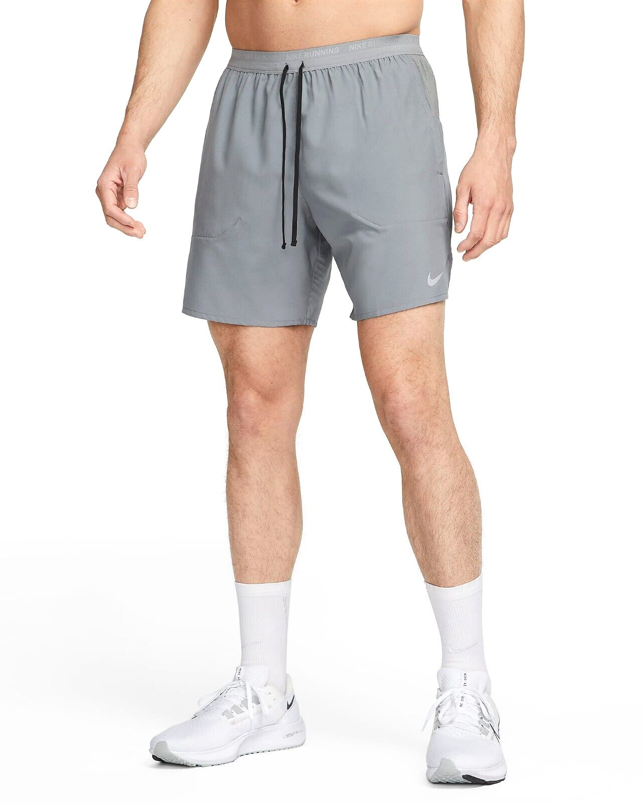 Nike Men Dri-Fit 7″ Stride Running Shorts in SmkGrey ,Different Sizes,DM4761-084