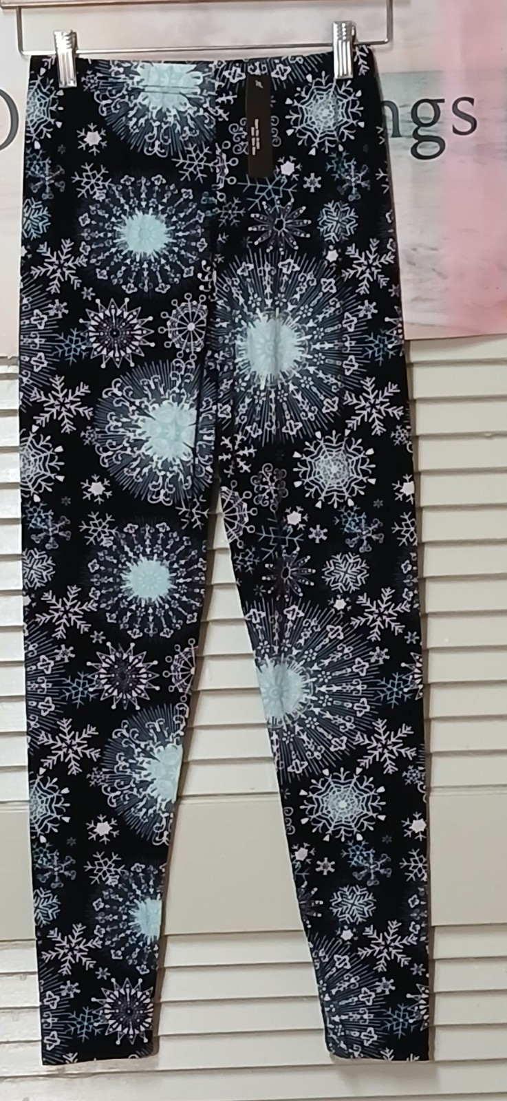 Women’s Leggings One Size 3-14 Leggings Depot Crystal Flakes Nwt Ultra Soft