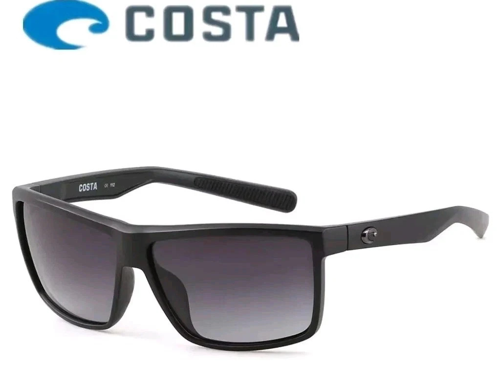 New Costa Del Mar Rinconcito Black Frame/Black Polarized Lenses 580P Sunglasses