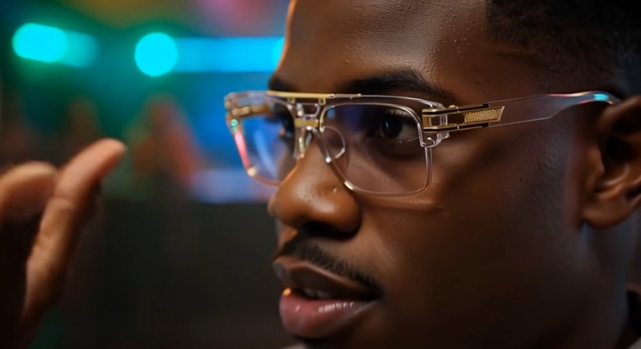 MEN SUNGLASSES CLEAR GAZELLE B-BOY HIP HOP SUNGLASSES OVERSIZED RETRO SQUARE