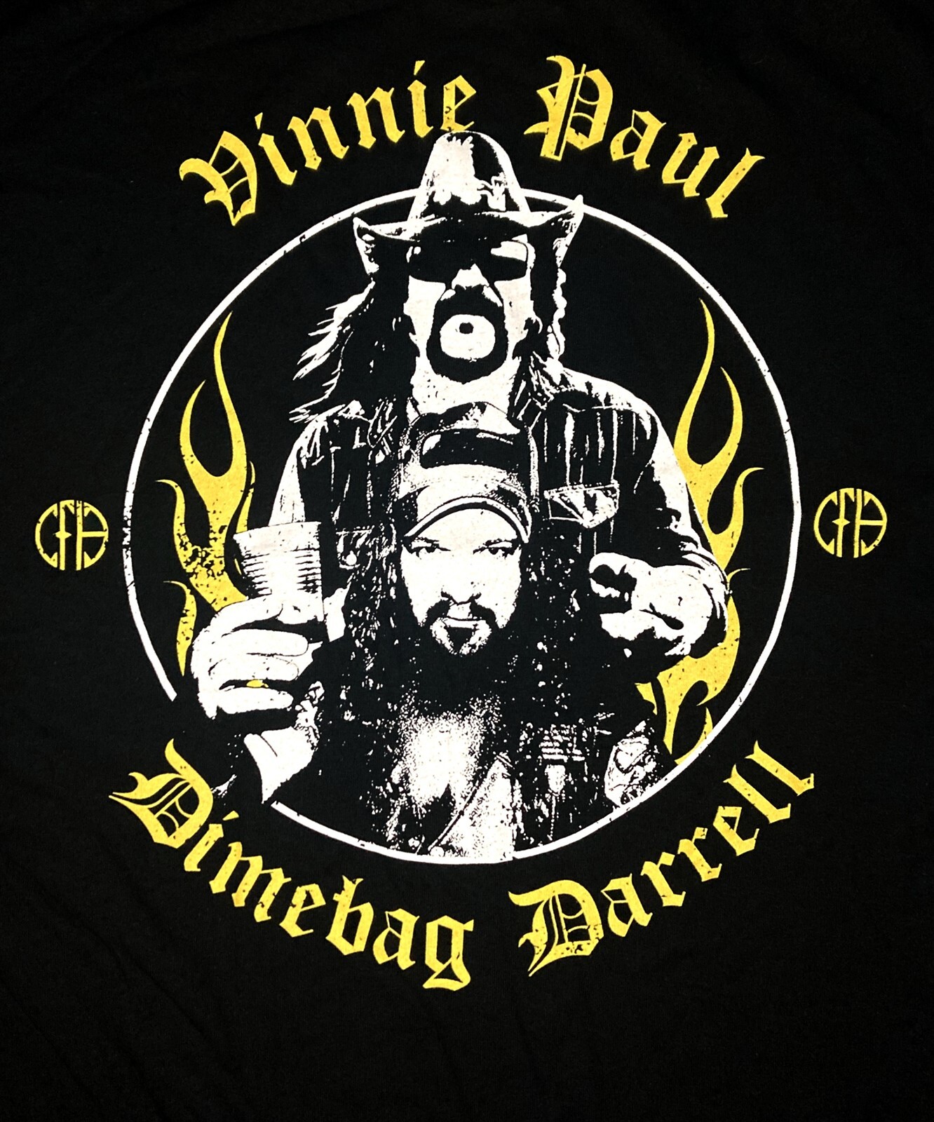 Pantera ABBOTT BROS Vinnie Paul Dimebag Darrell Official SHIRT XL New damageplan