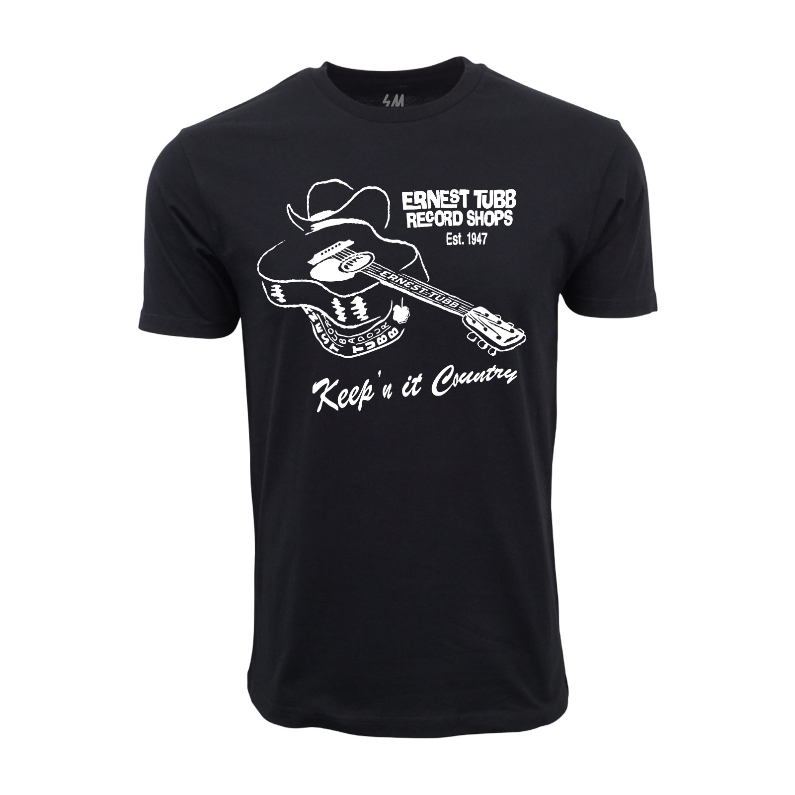 ERNEST TUBB RECORD SHOPS EST 1947 GRAPHIC T SHIRT