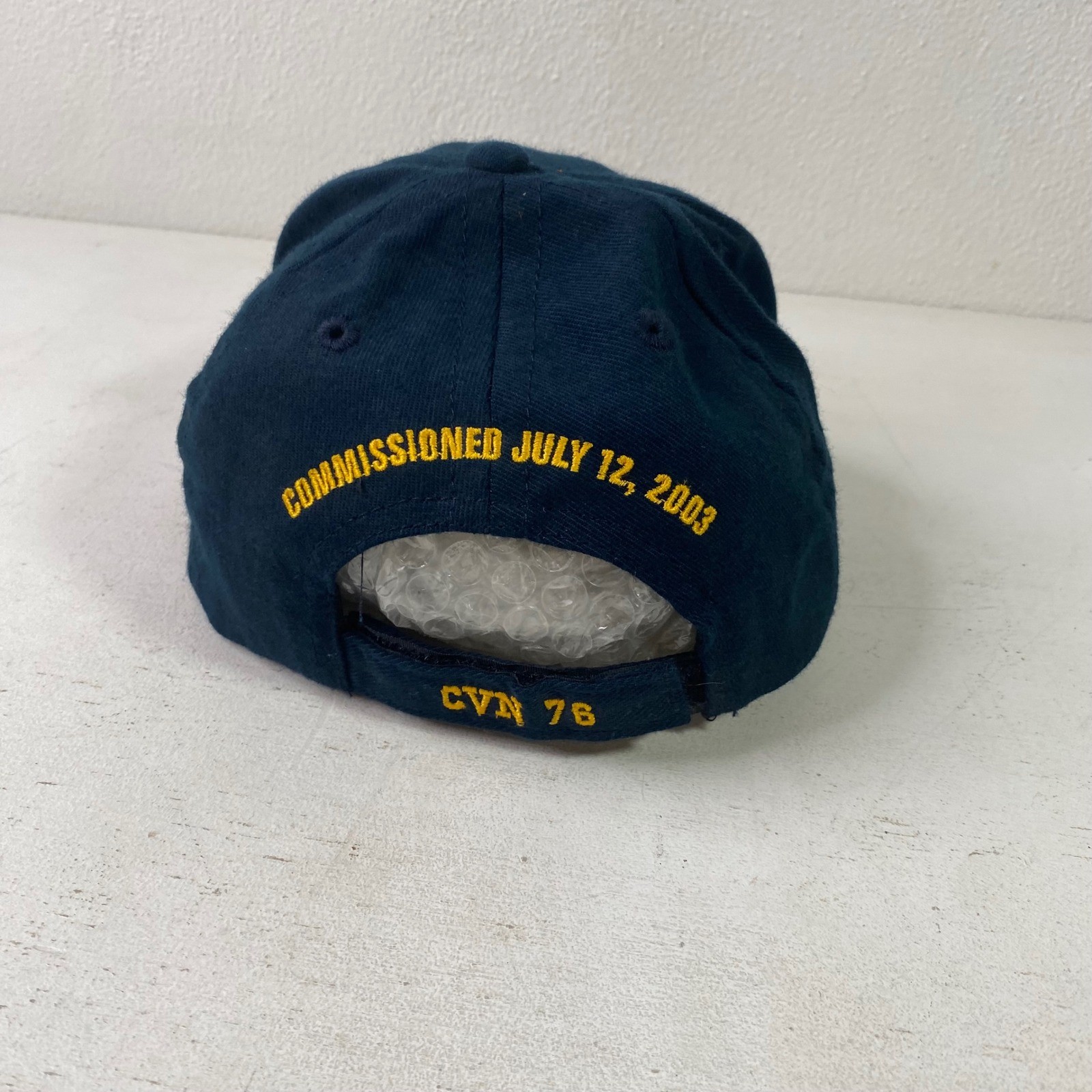 USS Ronald Reagan CVN 76 Navy Command Ball Cap Hat Peace Through Strength