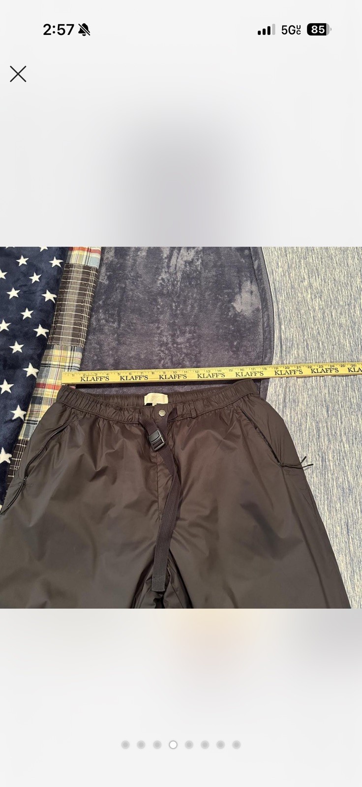 Kith Mercer nylon pants nocturnal size L