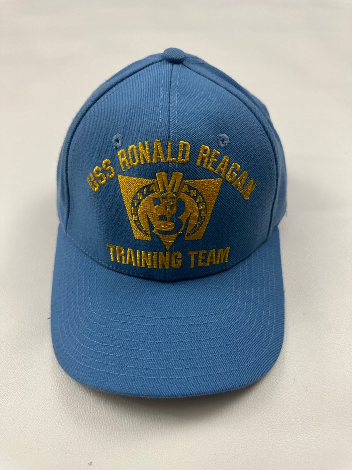 The Corps USS Ronald Reagan CVN 76 Training Team Blue Baseball Cap Hat One Size