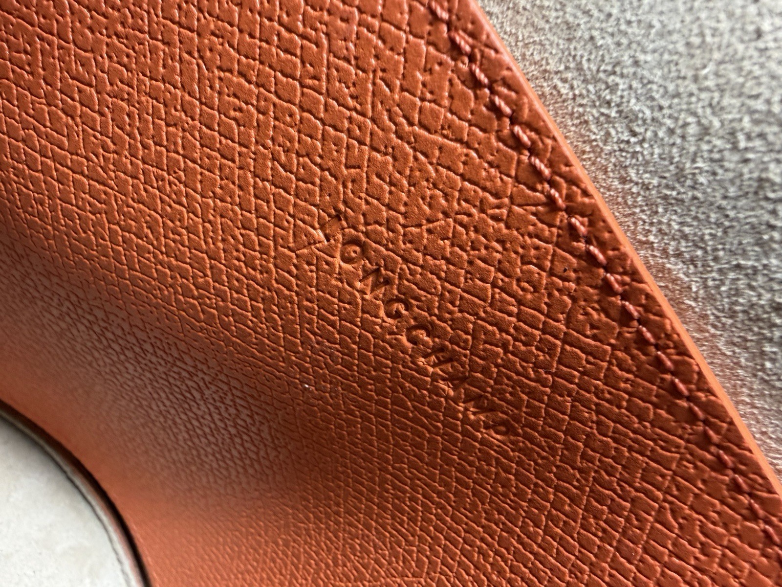 Longchamp Orange Leather Bucket Bag EUC!