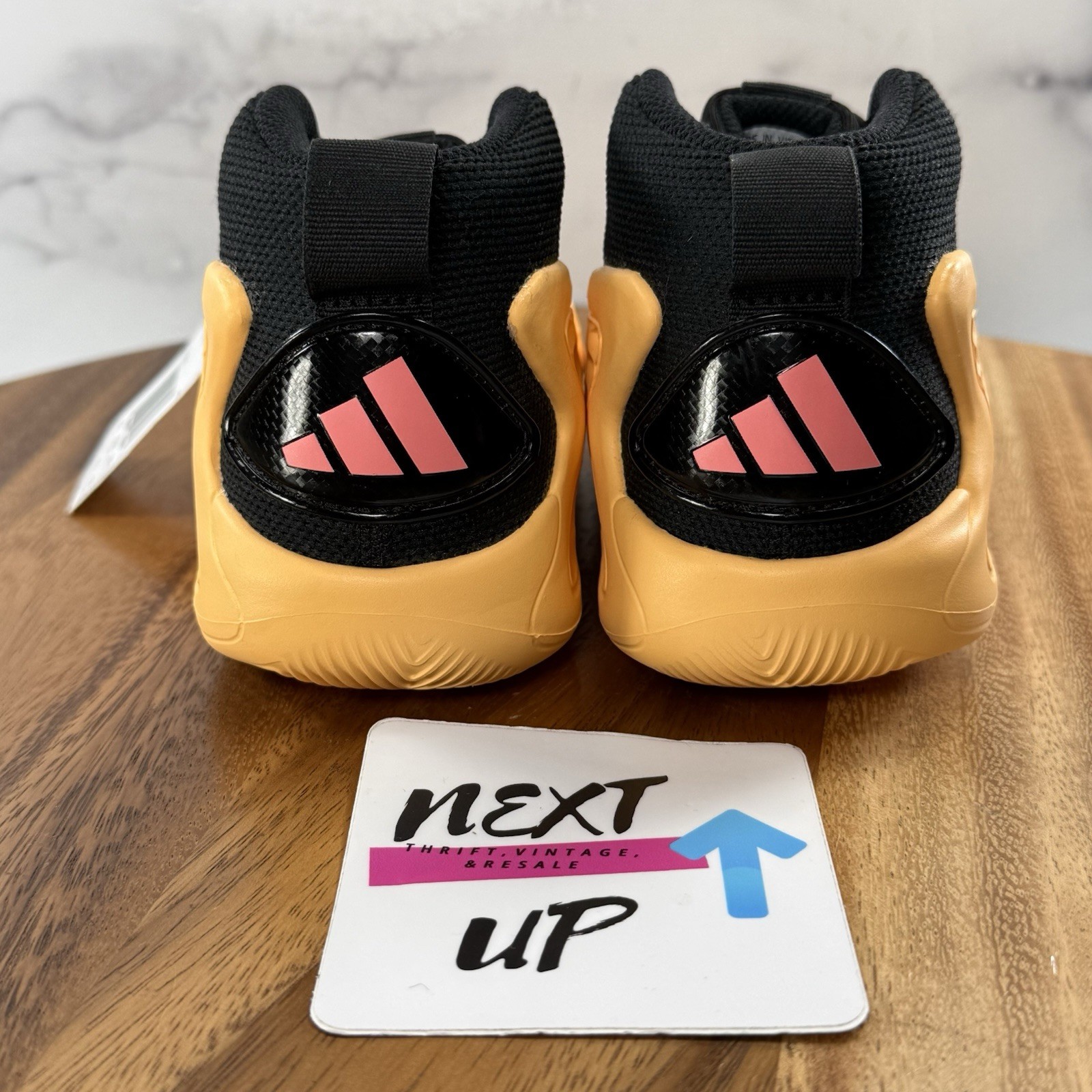 Toddler 11K-Adidas Anthony Edwards AE1 Basketball Shoe Acid Orange/Black IF1871