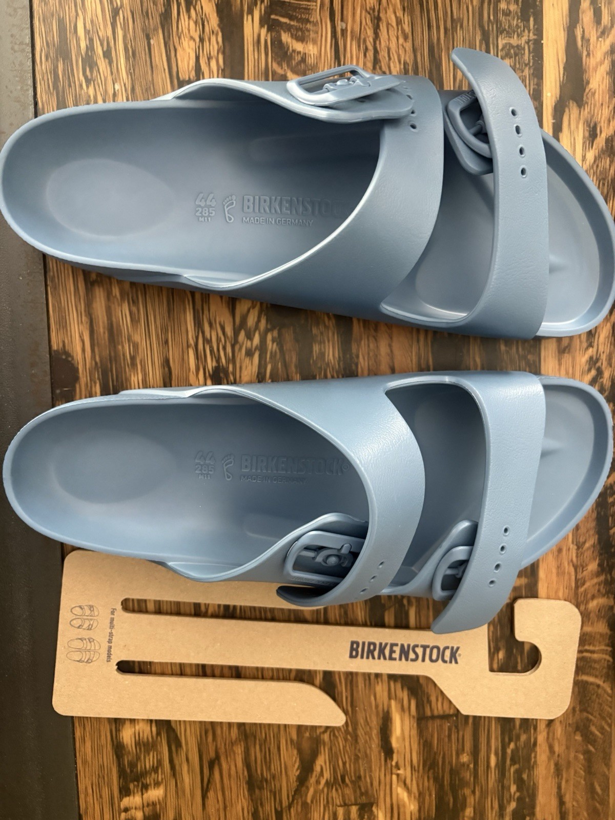 Birkenstock Arizona EVA elemental Blue 2-Strap Buckle Sandals EU 43 US 10