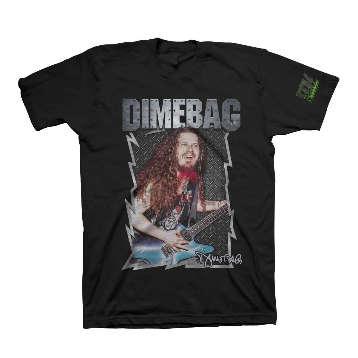 Authentic Dimebag Darrell Portrait T-Shirt S-2XL NEW