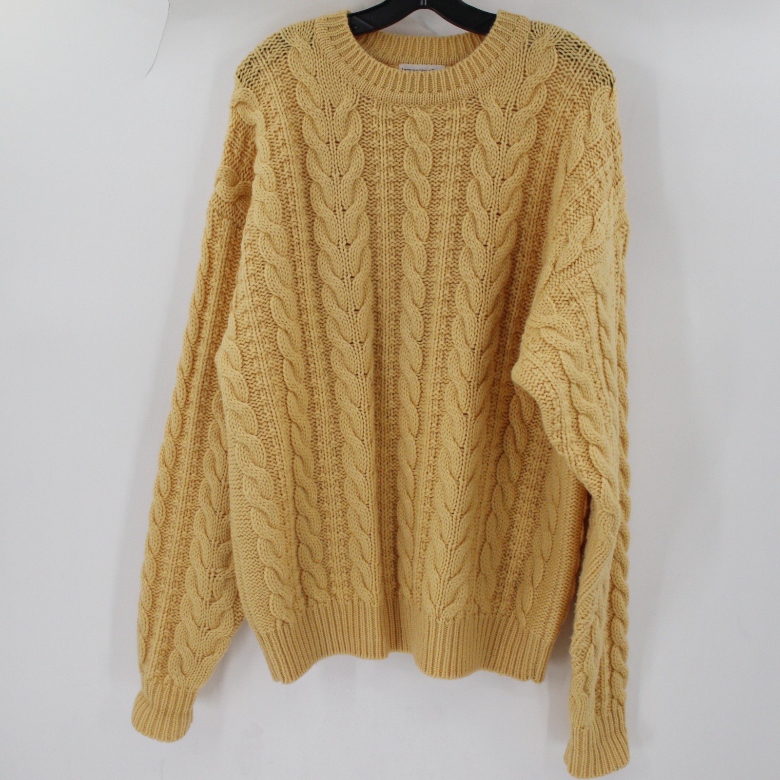 Vintage Abercrombie & fitch Sweater Mens XL heavy fisherman tweed cable knit