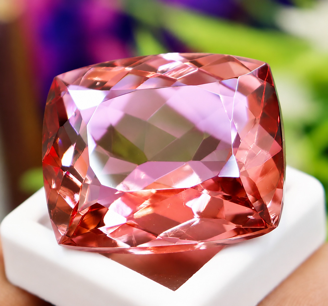Color Changing Natural Alexandrite 70Ct Cushion Cut Certified Loose Gemstone