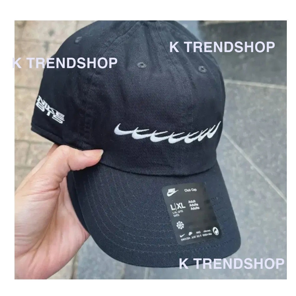 Nike x BTS ARIRANG Tour Korea Exclusive Black Cap Hat Official Merch L/XL