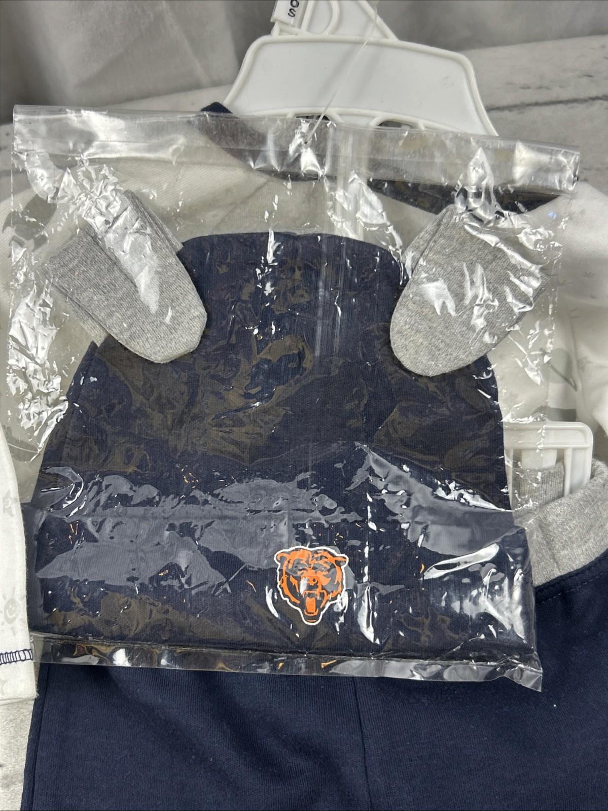 NWT Chicago Bears 3 Piece Sleepwear Set Size 0-3 Months