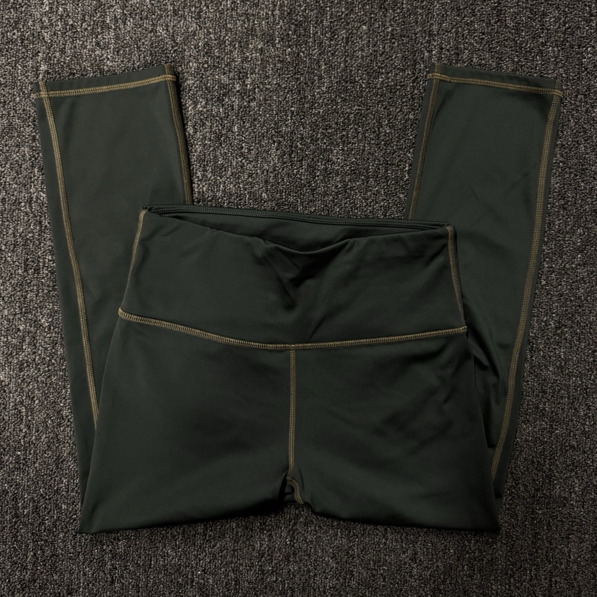 Fabletics PowerHold Green High Rise Ankle Compression Leggings Women’s S
