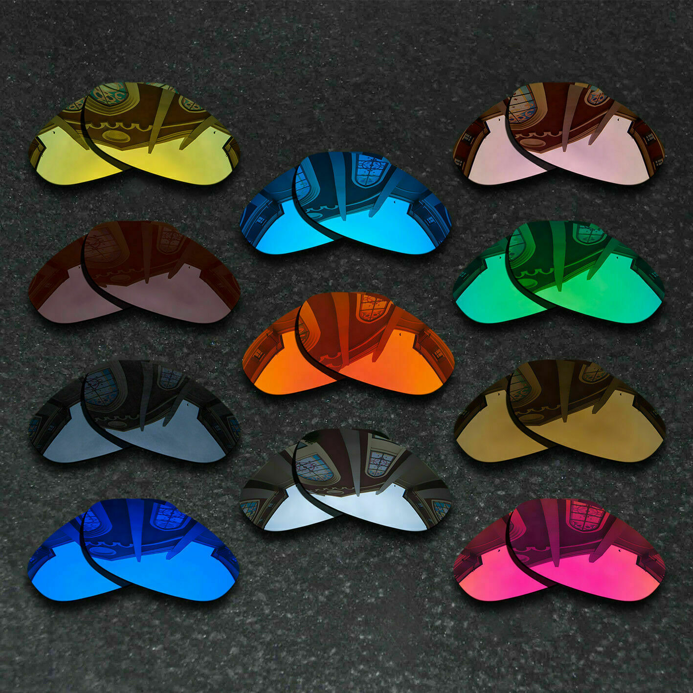 US Polarized Replacement Lenses For-Oakley Monster Dog-Variety Choices