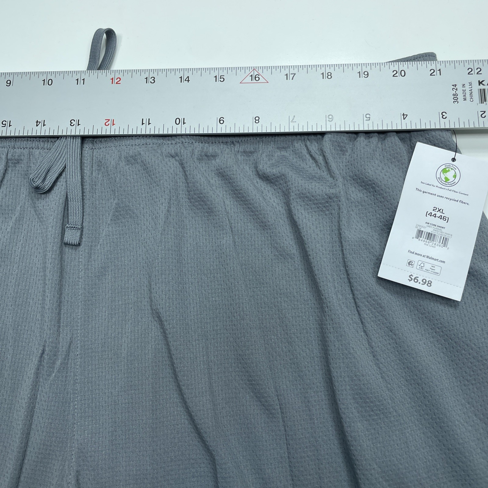 NWT Mens Athletic Works Size 2XL 44-46 AW Core Shorts With Pockets Gray