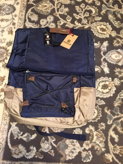 LOT of 5 Backpack BLUE Multifunction Travel Handbag Crossbody Bag 25L Business