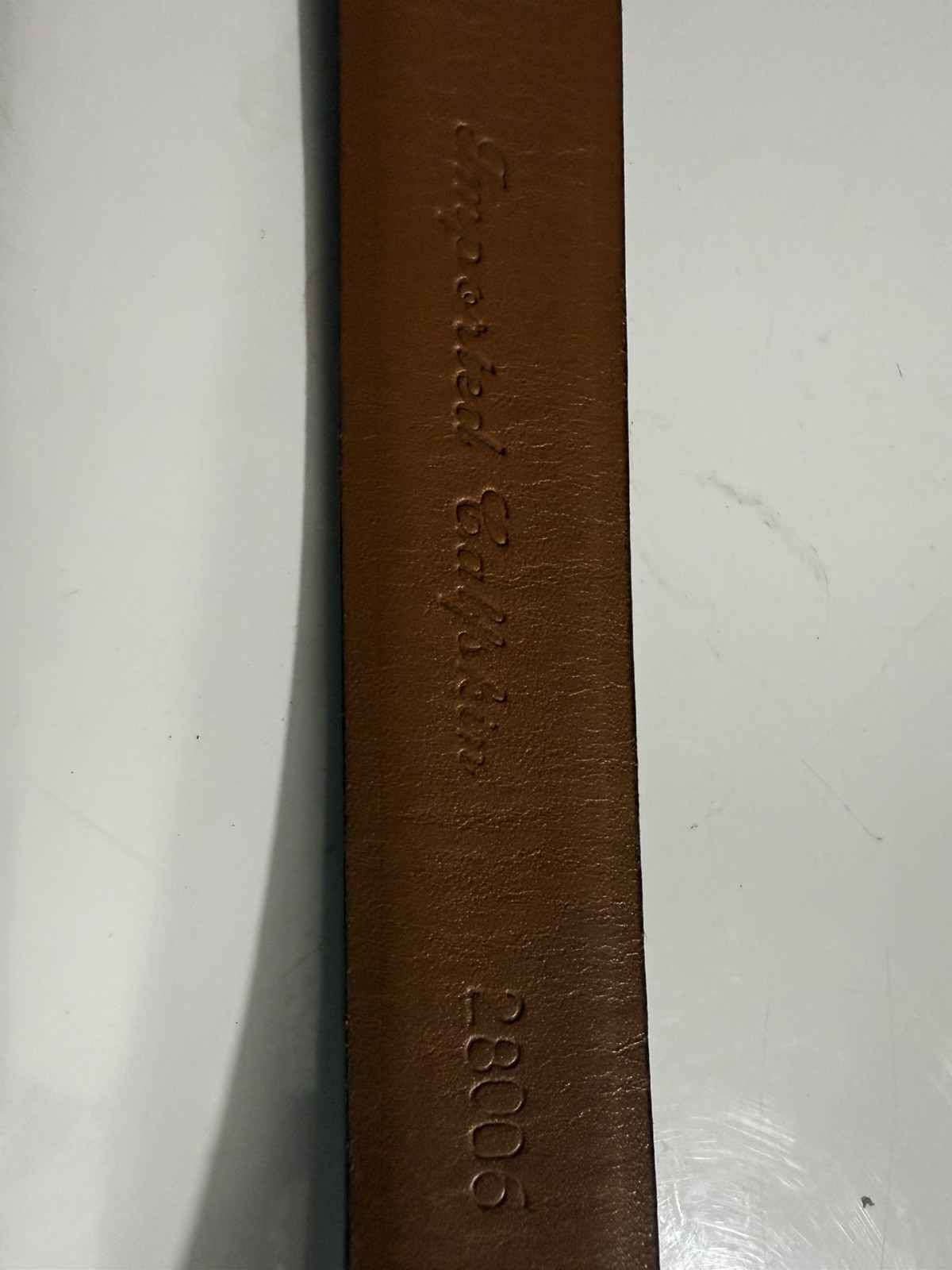 Allen Edmonds Triple Braid Brown Belt Calfskin Leather 28006 Size 40 Made In USA