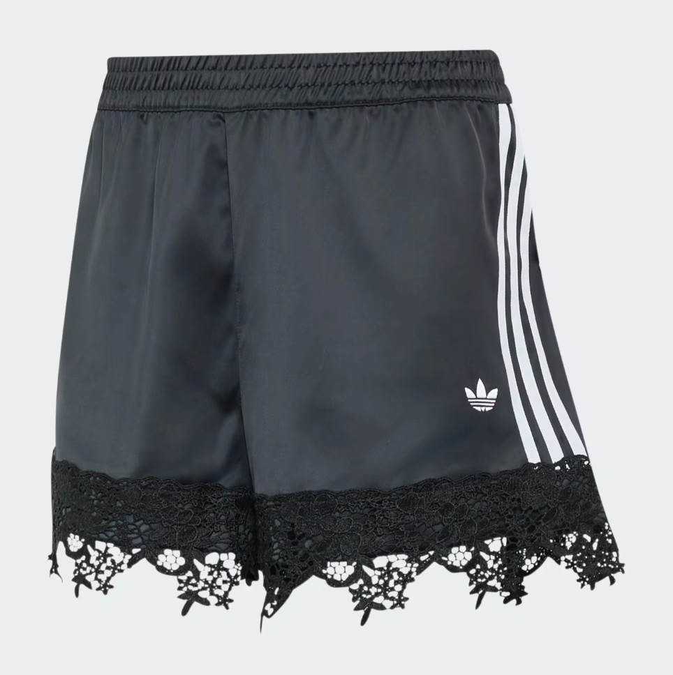 adidas Originals Satin Lace Loose Shorts Women Lifestyle Casual AsiaFit LD1813