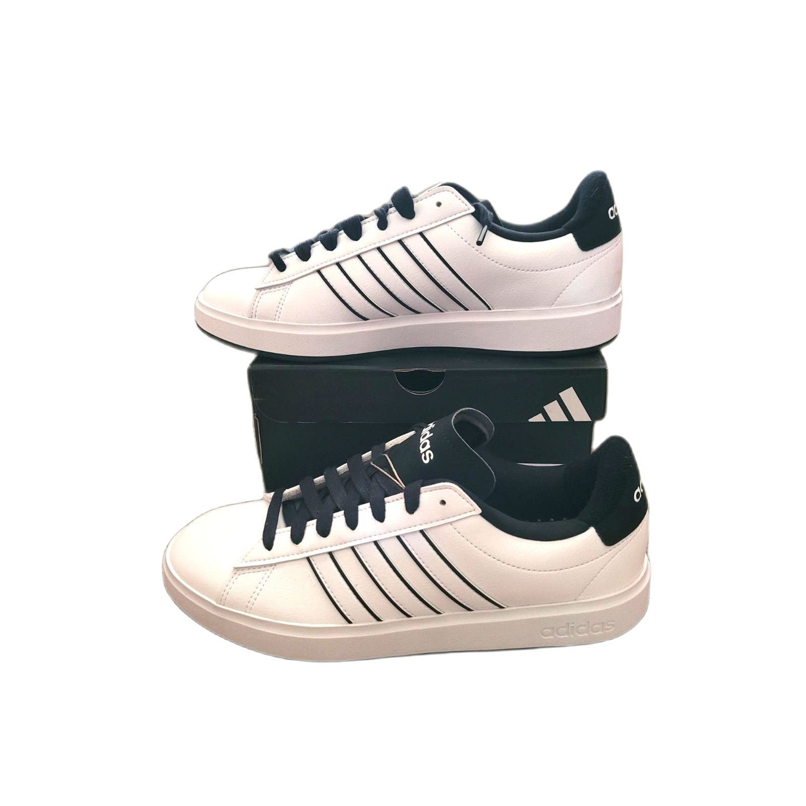 Adidas Grand Court 2.0 Men’s Size 8.5 White Green Tennis Lifestyle Sneakers