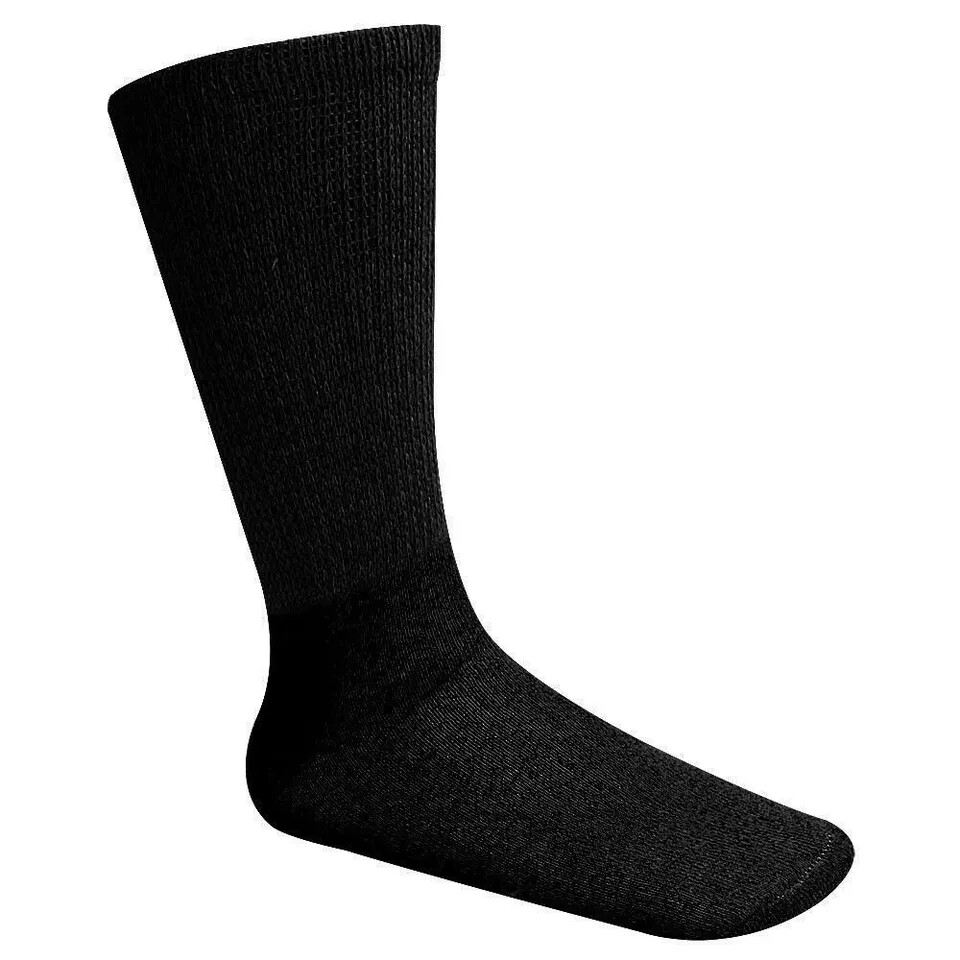 Wholesale Bulk Lots Men Diabetic Crew Socks Health Circulatory Cotton Size 9-15