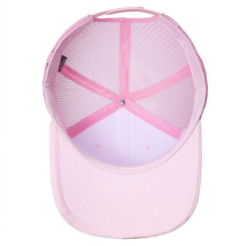 Mens Baseball Cap Snapback Hat Cotton Trucker Mesh Solid Adjustable Size Women