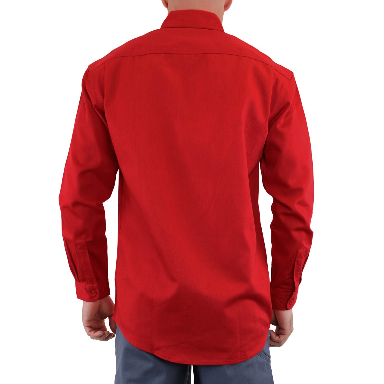Dickies Men’s Work Shirt, Long-Sleeved Button-Down Collar, Two Front Pockets
