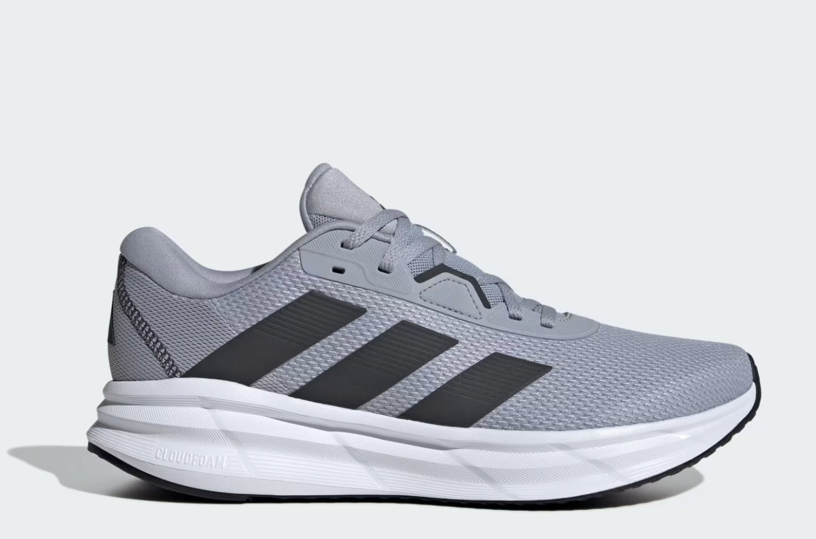 Adidas Galaxy 7 M Halo Silver Carbon Core Black Men Road Running Shoes ID8754