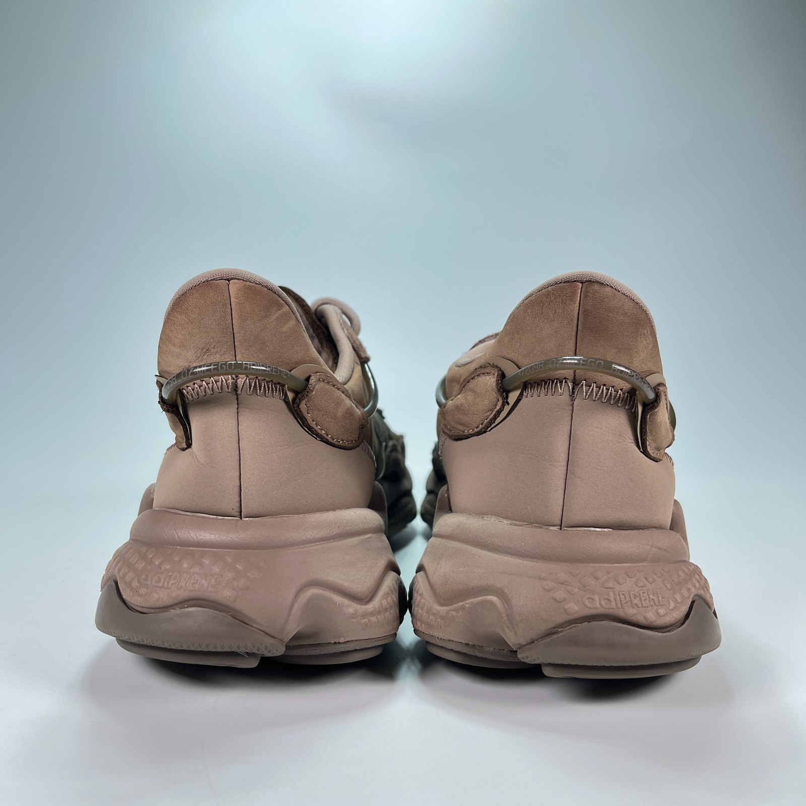 Adidas Ozweego Chalky Brown Lightweight Sneakers Lace Up GY6813 Women’s Size 9.5