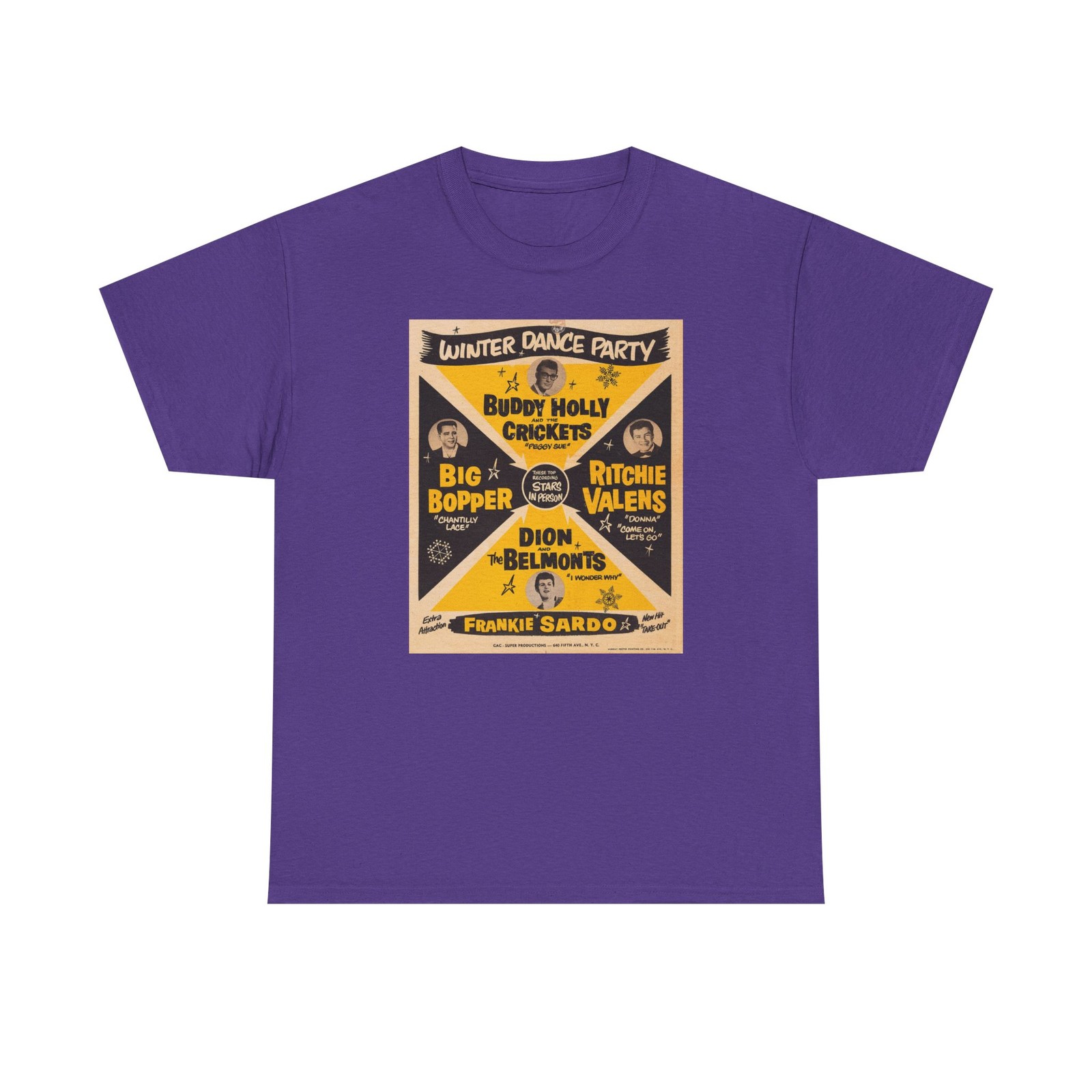 The Day the Music Died, Buddy Holly, Ritchie Valens, Last Show T-Shirt