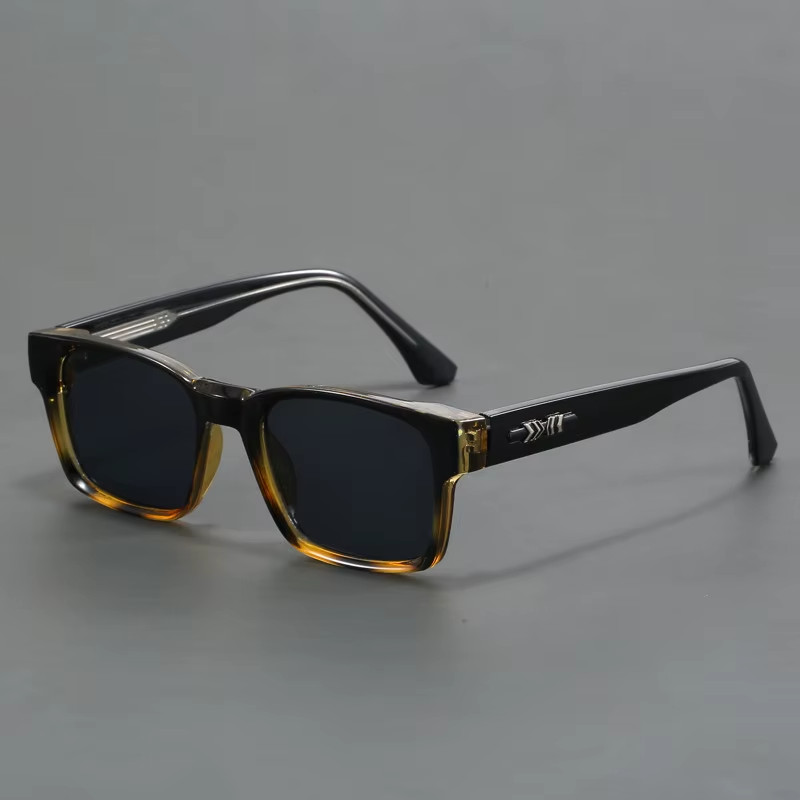 Quality Square Polarized Sunglasses Men Metal Core UV400 Unisex Sun Glasses Trav