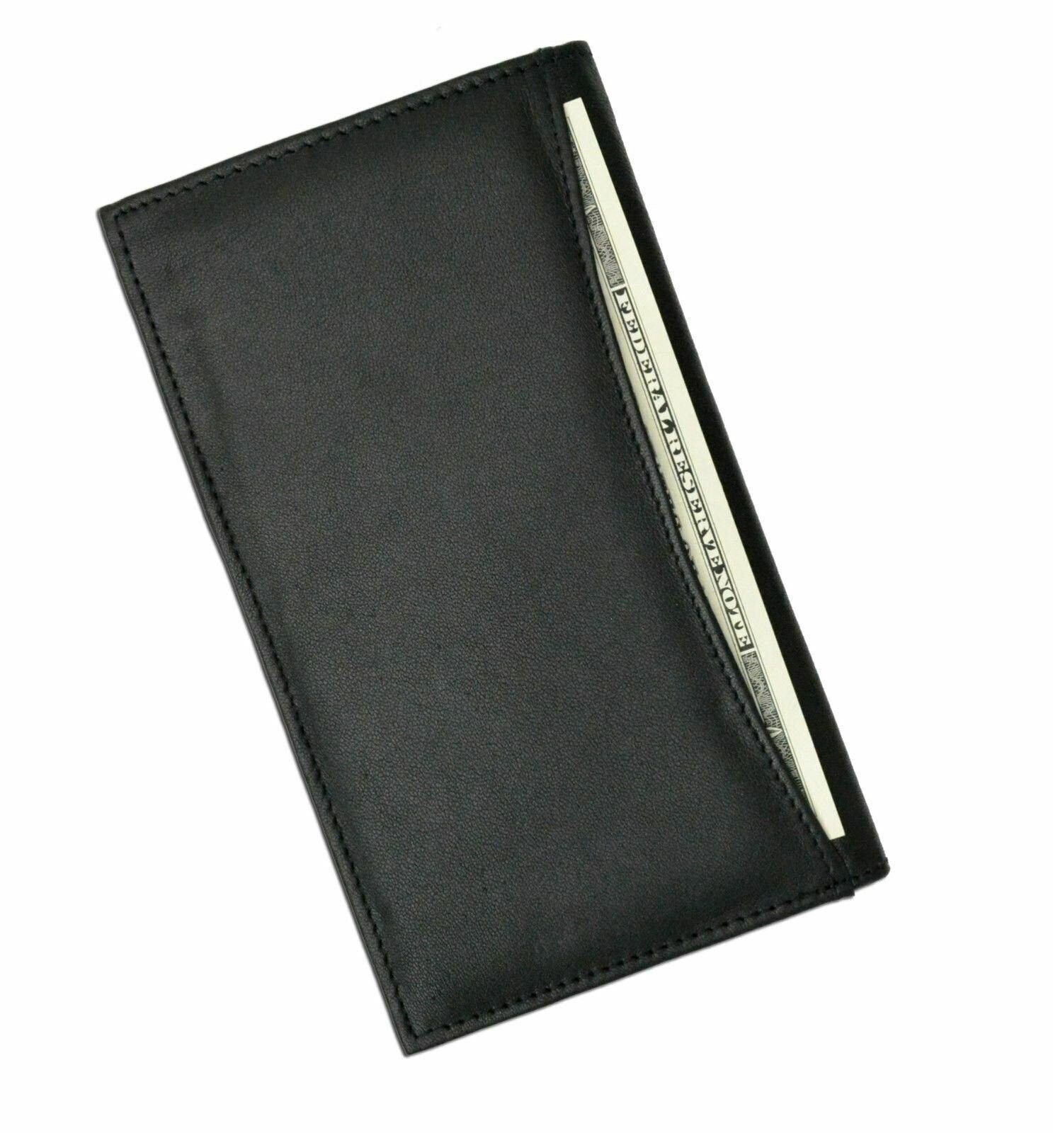 Marshal Mens RFID Blocking Deluxe Credit Card Case Wallet Leather Secretary