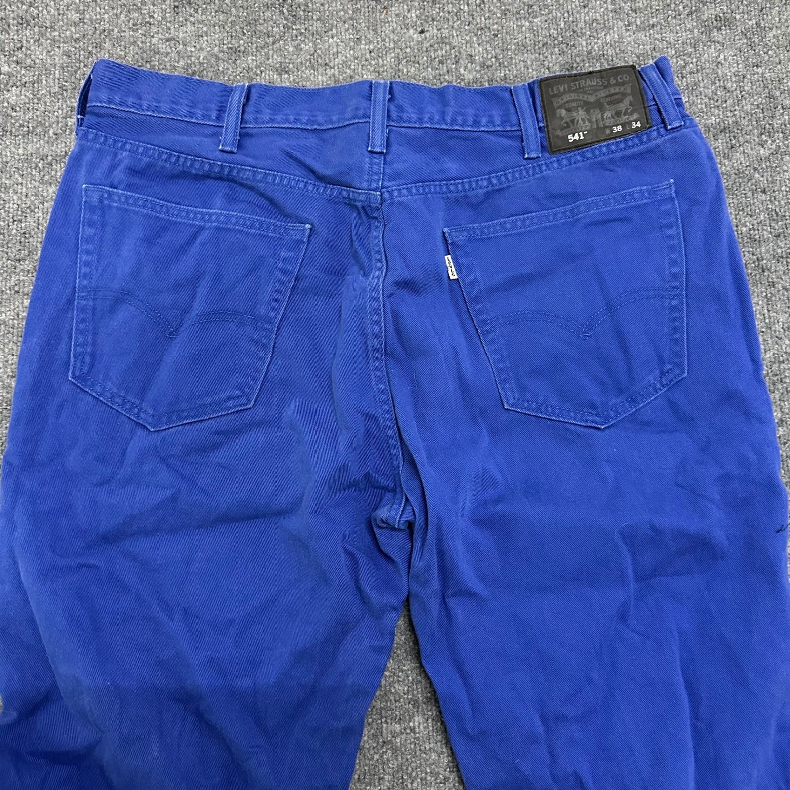 Levi’s Pants Mens Size 38×34 Royal Blue 541 Athletic Taper Stretch Casual Cotton