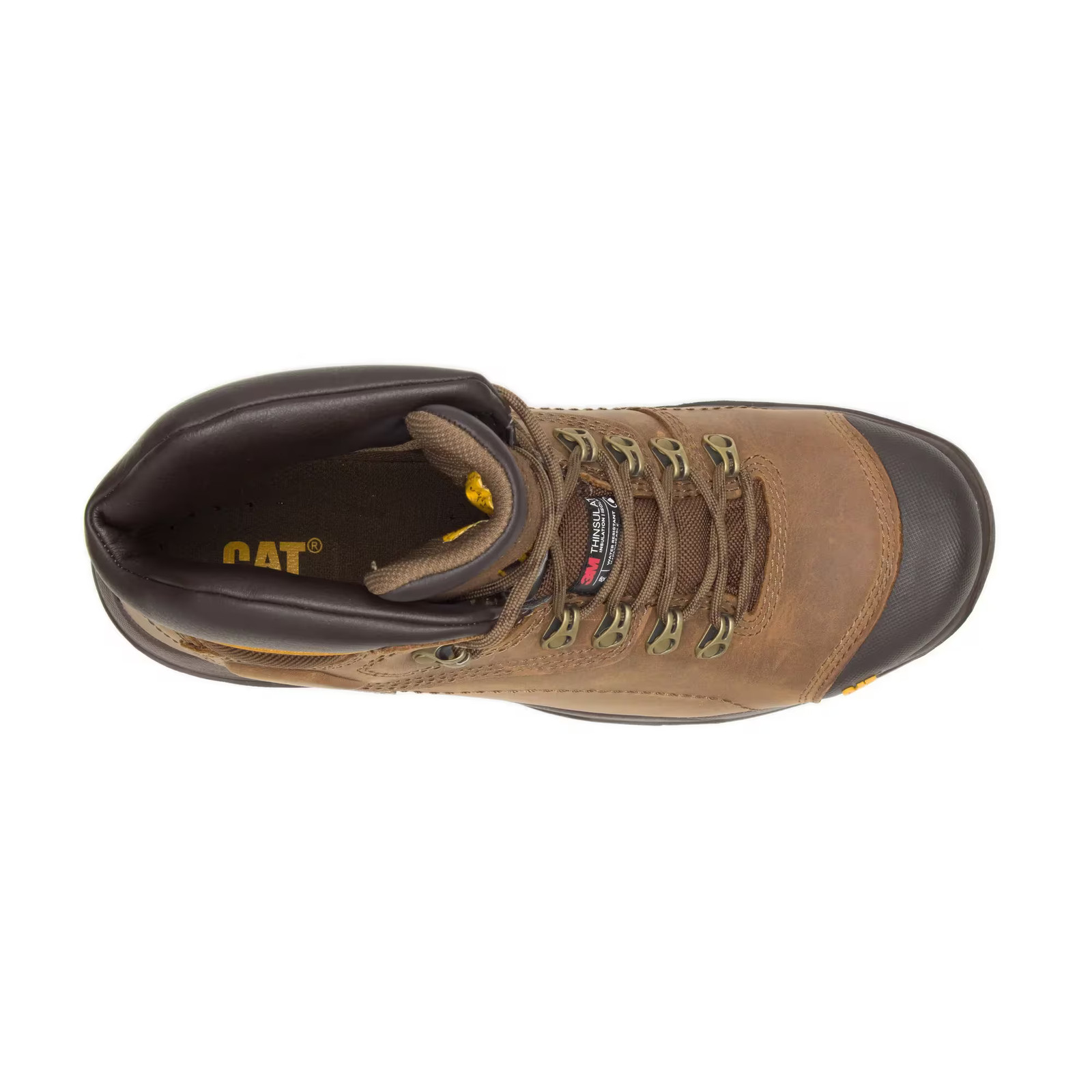 Caterpillar Men Diagnostic Hi Waterproof Thinsulate Steel Toe Work Boot Dark