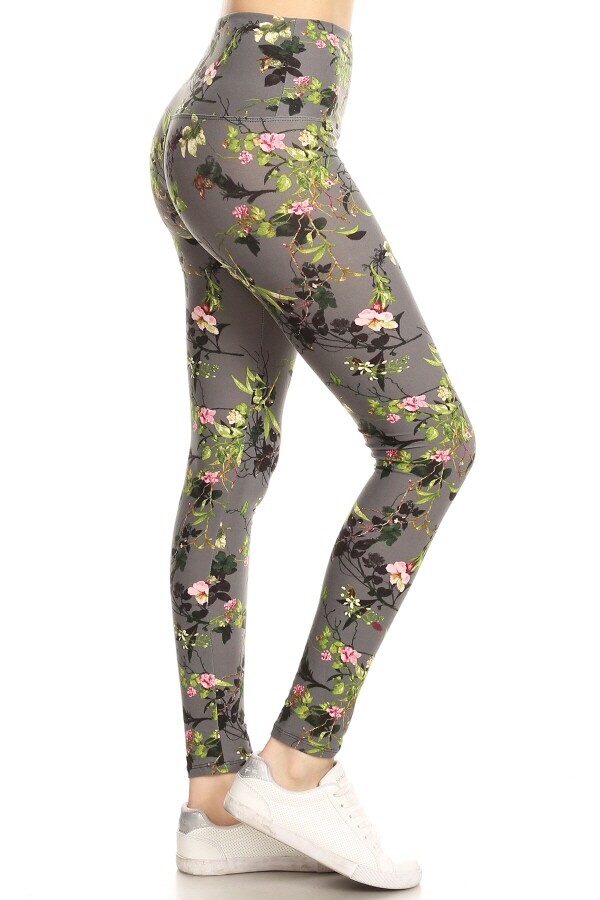 Buttery Soft High Waist Leggings PATTERNED regular & + sizes available!!